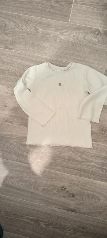 T-shirt manche longue zara