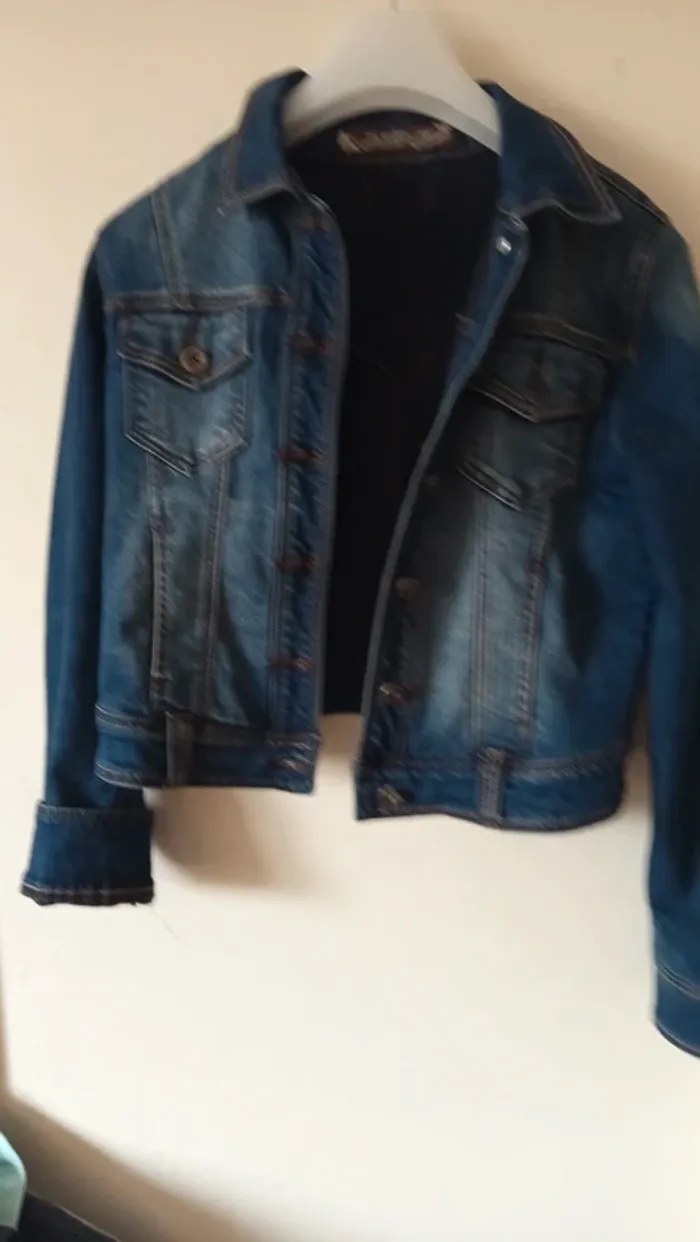 Blouson en jeans femme