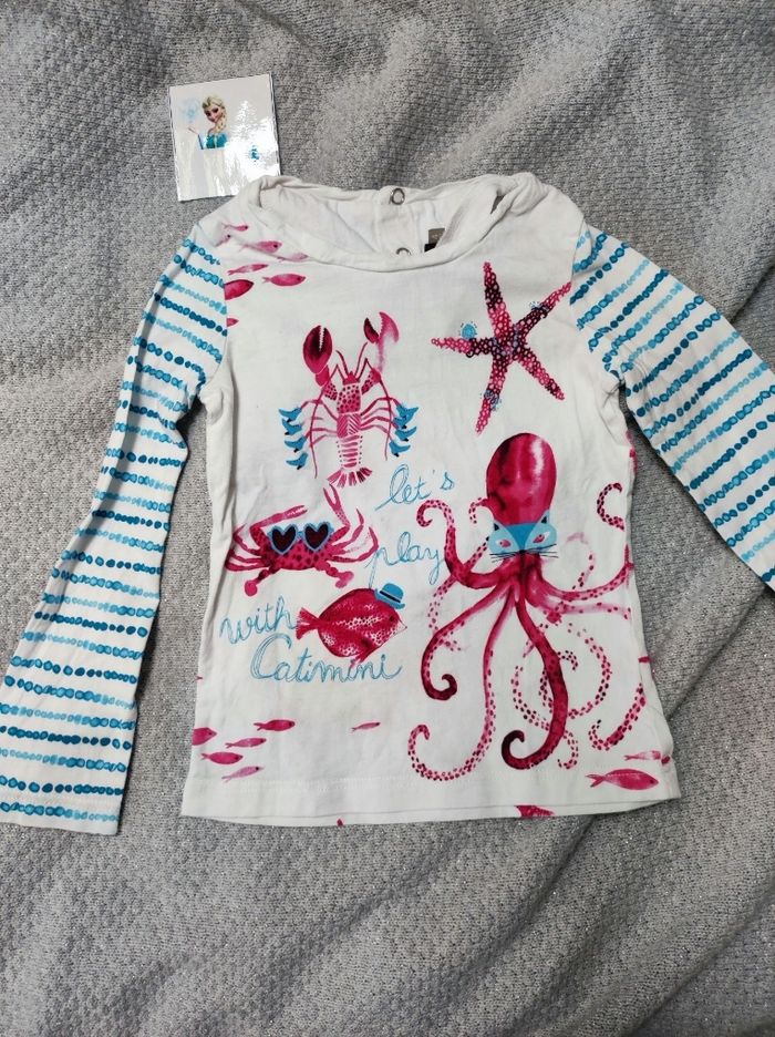 T shirt manches longues catimini