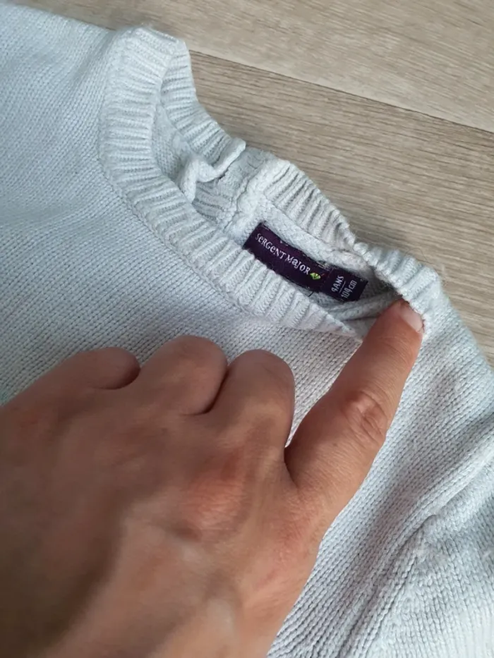 Pull gris Sergent Major taille 4 ans - photo numéro 3