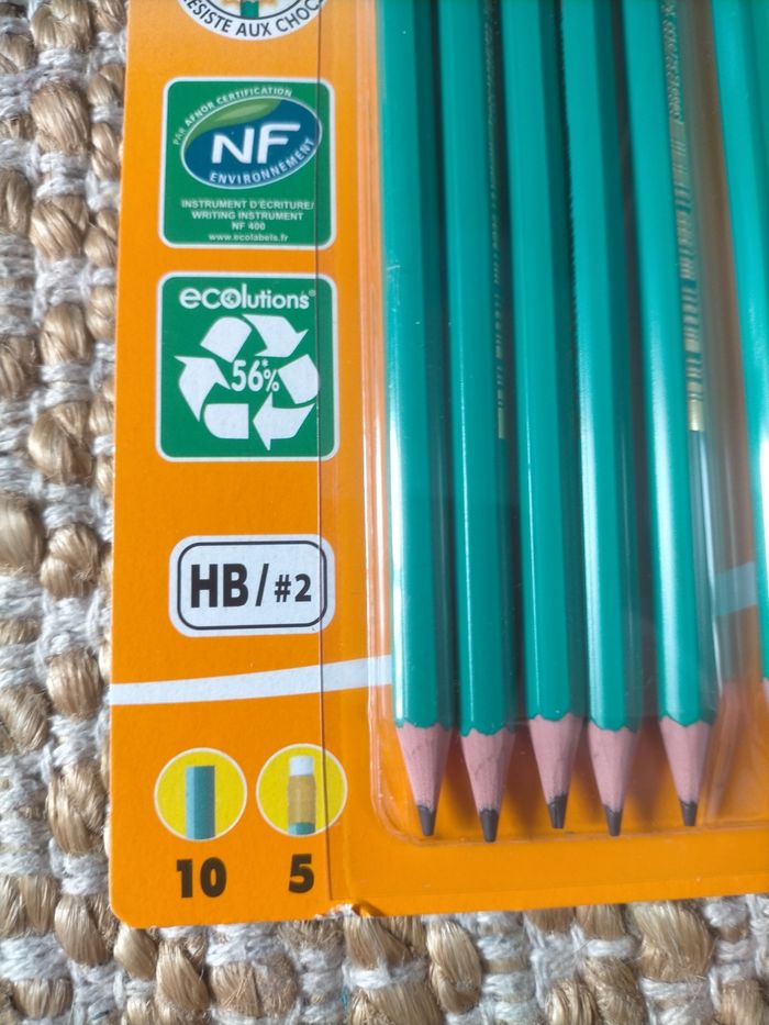 Lot crayon de papier HB Bic - photo numéro 3