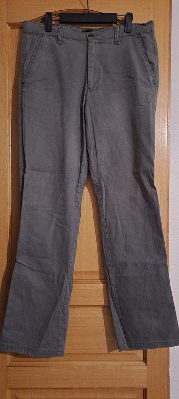 Pantacourt gris marron Pierre d'Arbanc 