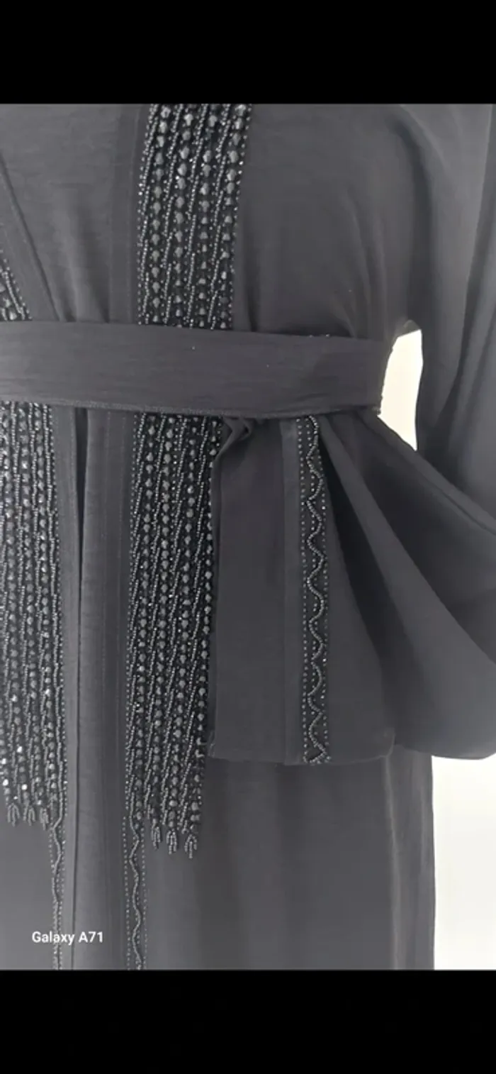 Sublime set kimono perlé qualité neuf - photo numéro 3
