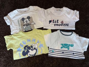 Lot 4 t-shirt manche courte