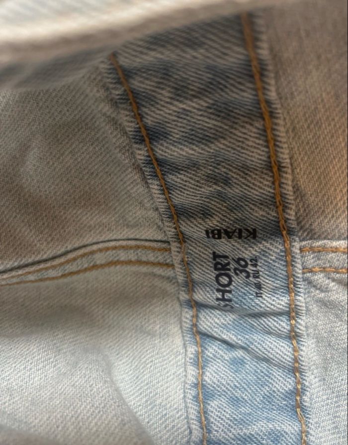 Combi short grossesse jean - photo numéro 3