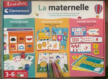 La maternelle jeux éducatifs Clementoni neufs