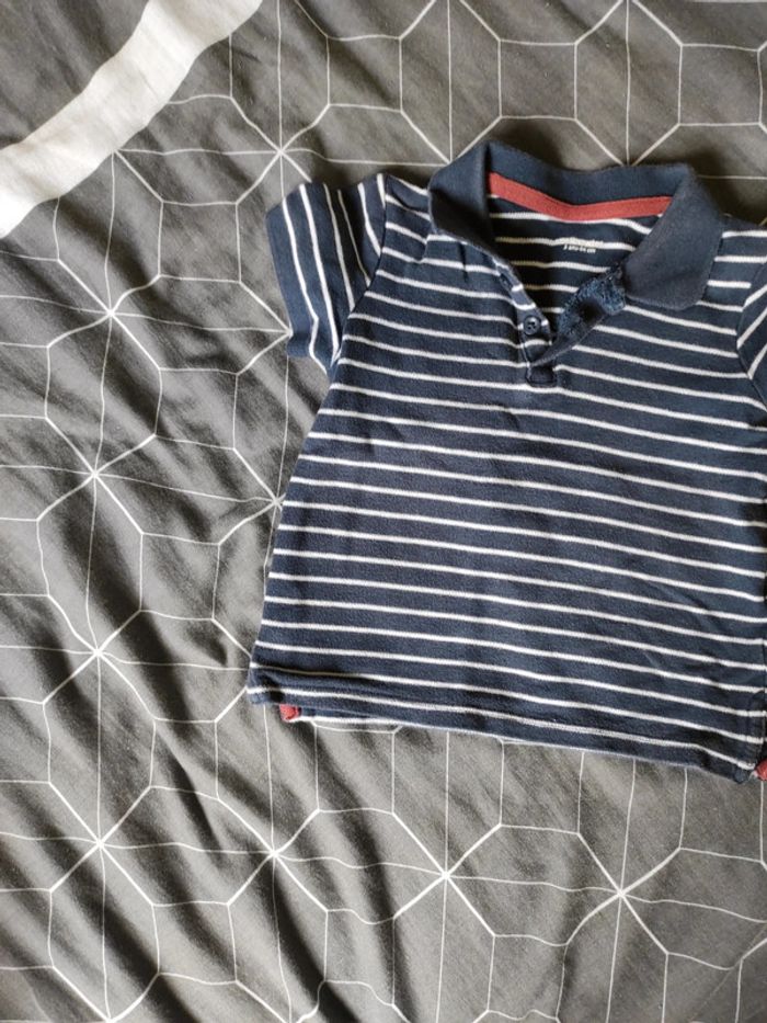 Polo marinière 3 ans Vertbaudet - photo numéro 4