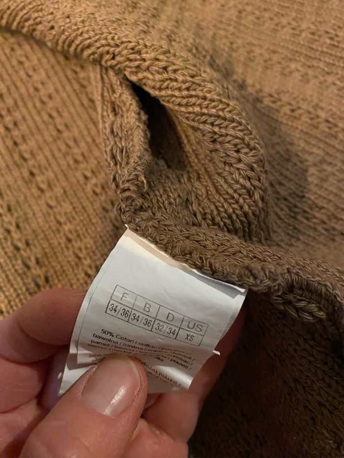 Gilet en maille brun taupe 3suisses collection T34/36 - photo numéro 6