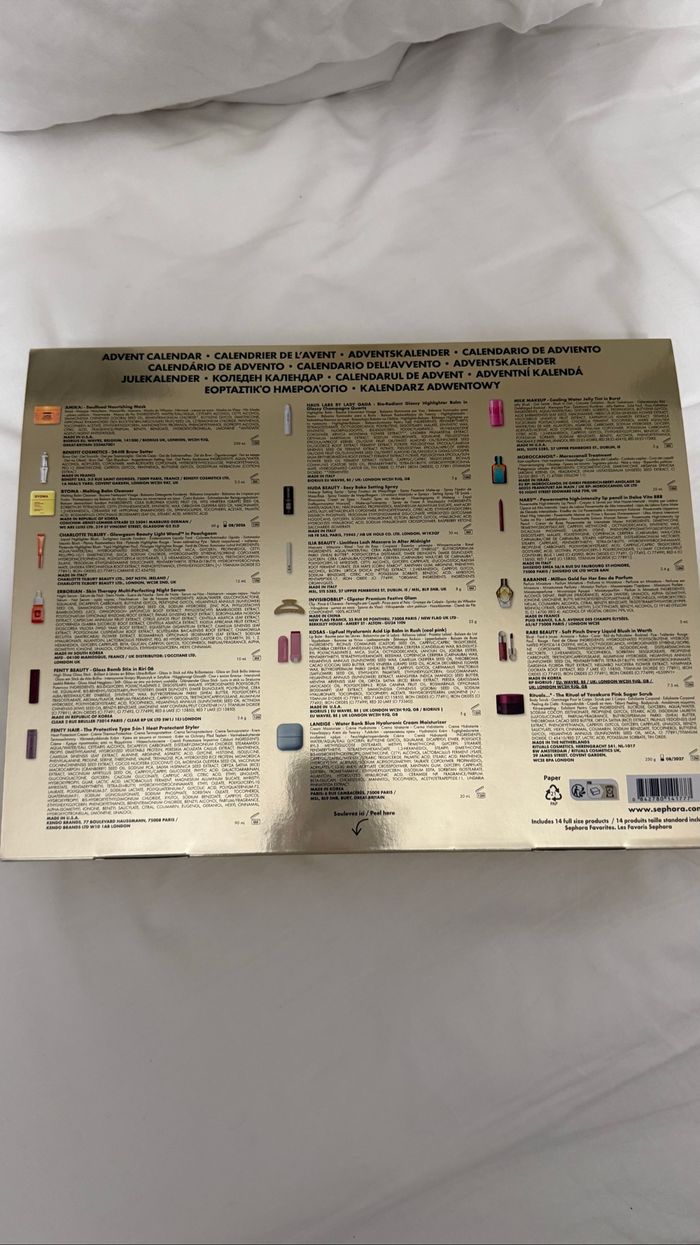 Calendrier Sephora Favorites 2025 - photo numéro 2