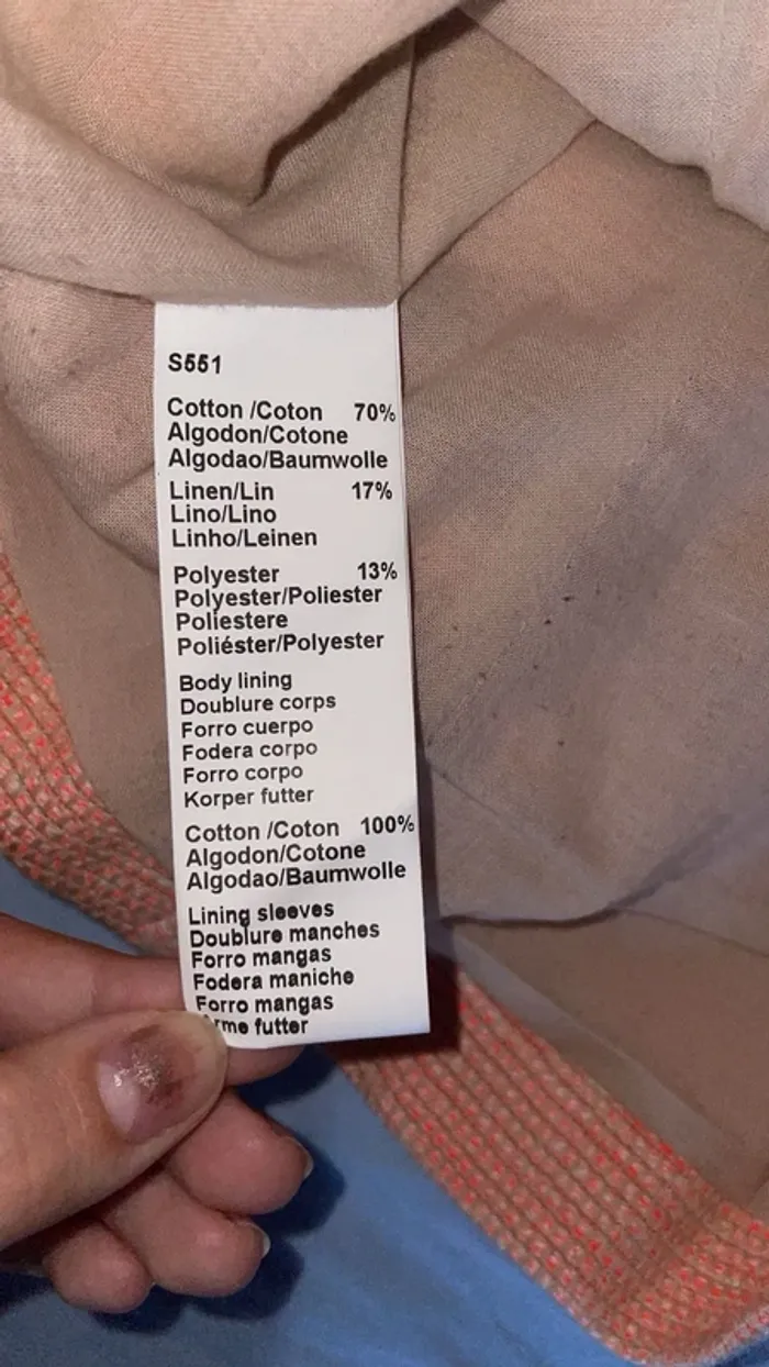 Veste Pablo rose taille 40 - photo numéro 3