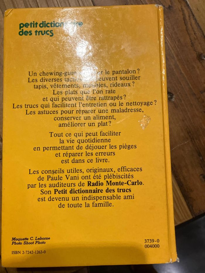 Petit dictionnaire des trucs - photo numéro 2