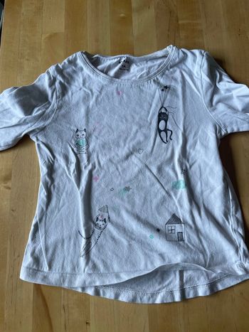 TEE Shirt chats kiabi 5 ans