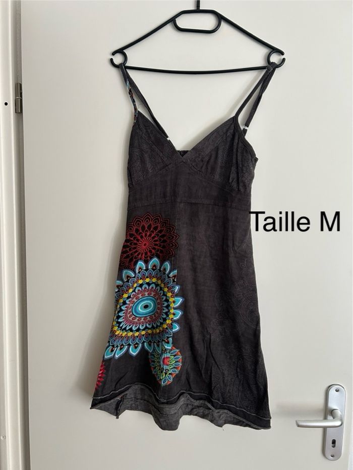 Petite robe bohème marron