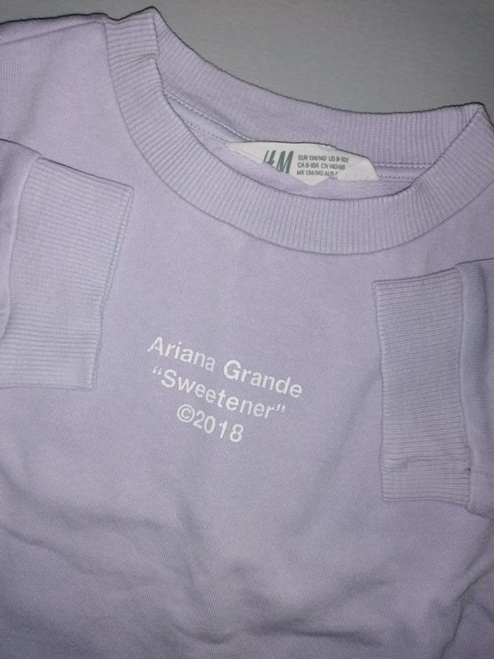 Sweat-shirt court Ariana Grande 10ans - photo numéro 2