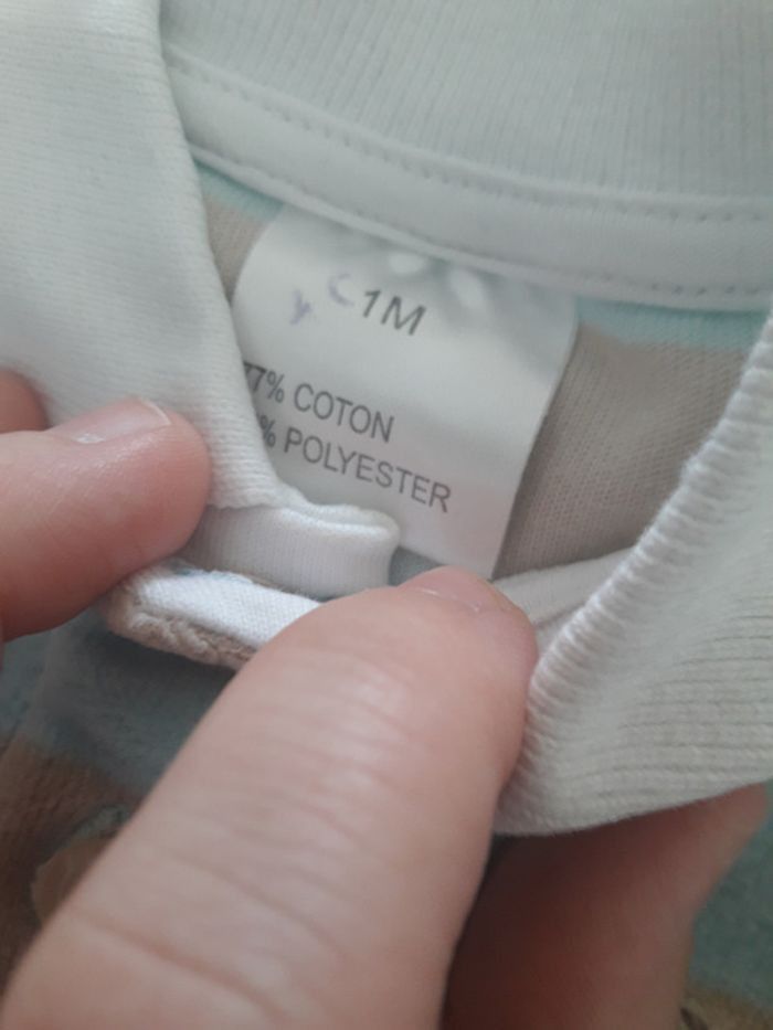 Polo velours 1 mois - photo numéro 4