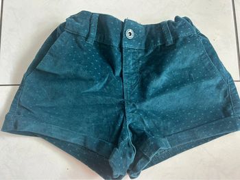 Short okaidi bleu canard