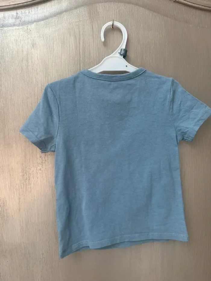 T-shirt bleu 12 mois kiabi - photo numéro 5