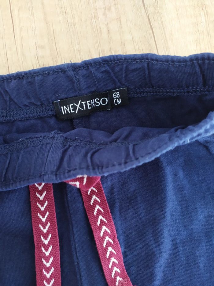 Jogging léger garçon bleu marine taille 6 mois In Extenso - photo numéro 3