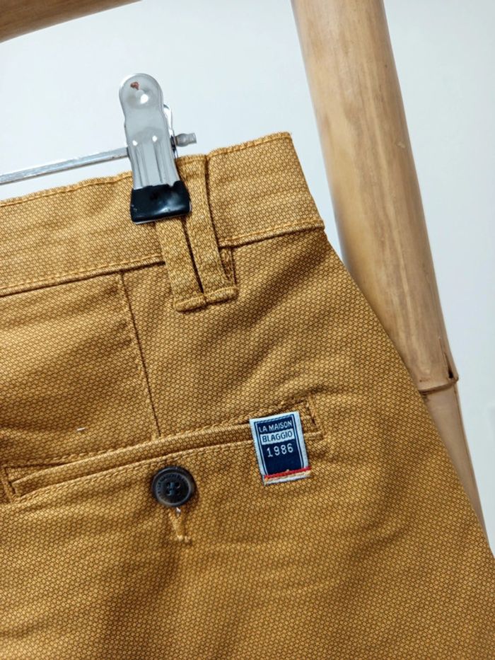 Short Bermuda chino coton stretch armuré homme La Maison Blaggio neuf - photo numéro 4