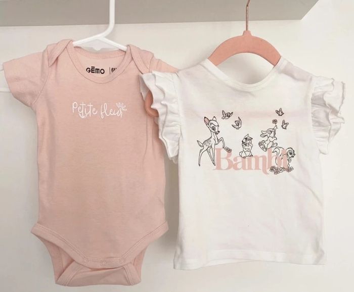 Ensemble d’été assorti BAMBI fille 6 mois - photo numéro 3