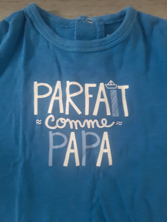 Tee-shirt bleu - photo numéro 2