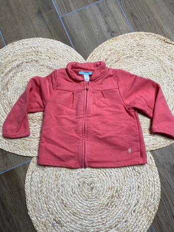 Gilet zippé 18 mois