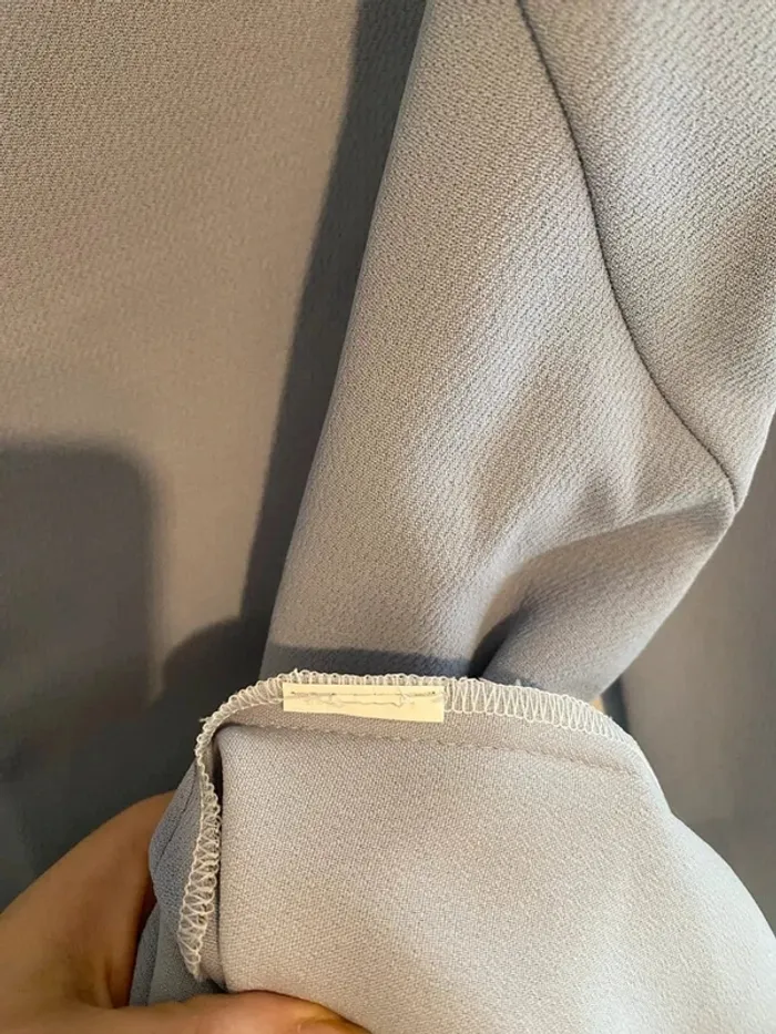 Robe oversize bleu clair Zara XL - photo numéro 4