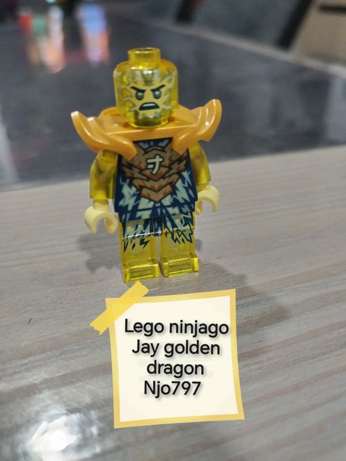 Lego ninjago minifig Jay golden dragon njo797