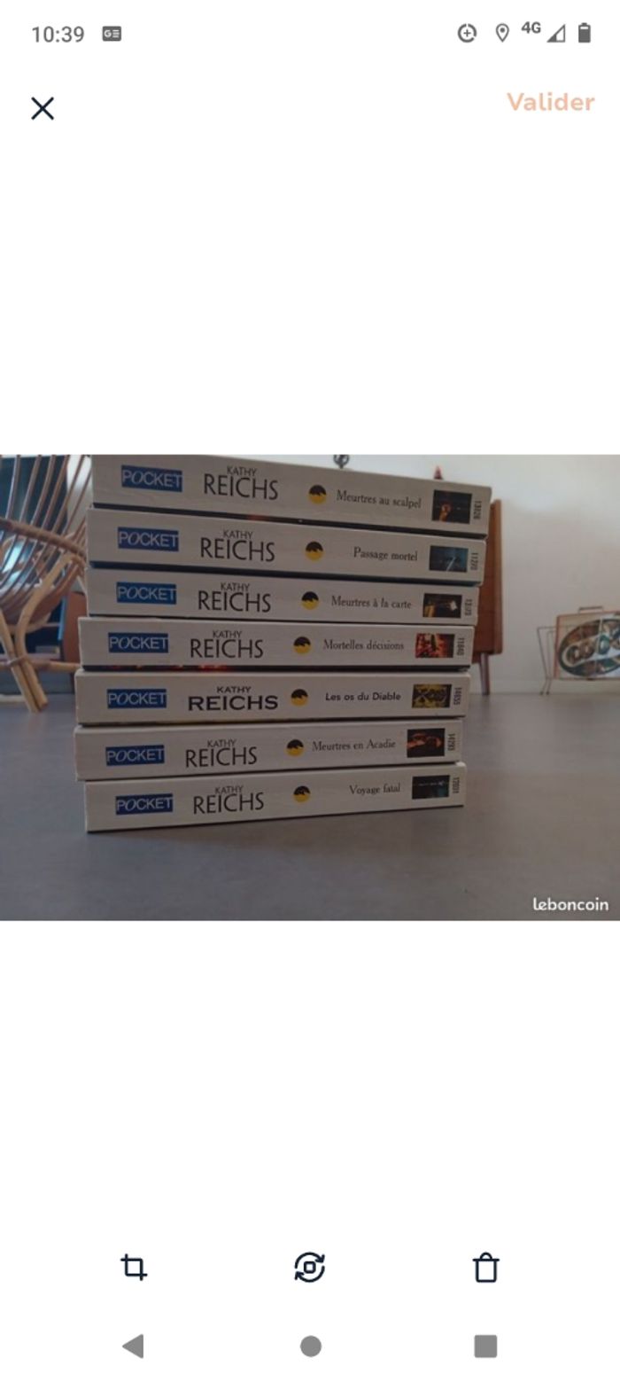7 livres thrillers de Kathy Reich s - photo numéro 3