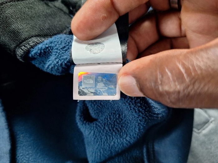 Sweat The North Face S homme capuche polaire zippé bleu foncé (543) - photo numéro 13