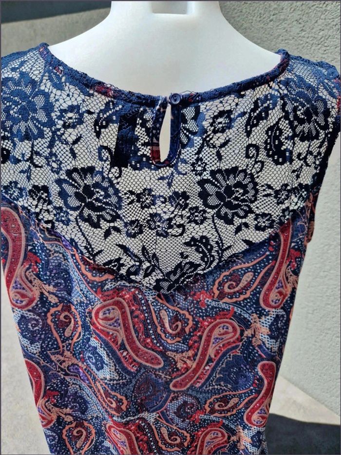 Débardeur avec dentelle  - Taille XL - Jean Pasquale - photo numéro 4