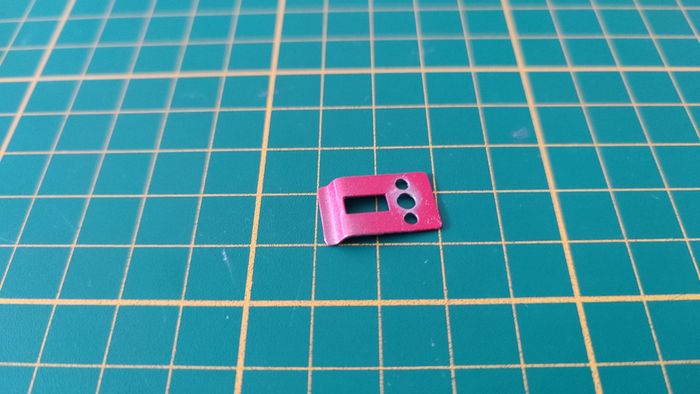 Fixation porte pièce détachée miniature Bburago burago Porsche 911 Carrera 1993 rouge 1/18 1/18e 1/1