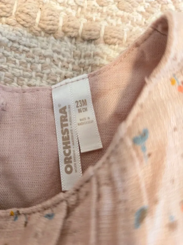 Robe automne biches rose 24 mois Orchestra - photo numéro 2