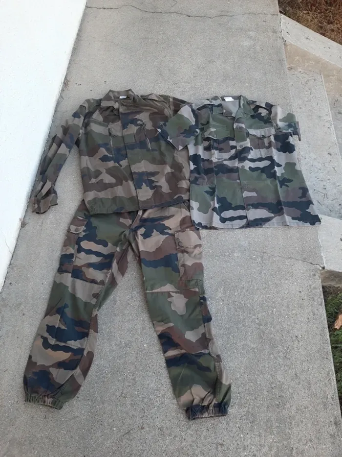 Ensemble treillis militaire taille M