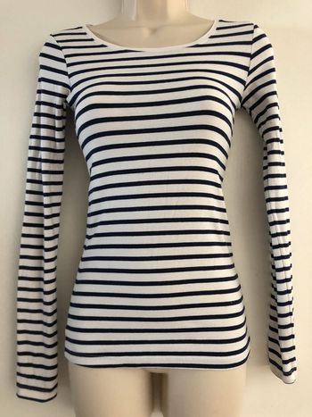 T-shirt manches longues Style Mariniere