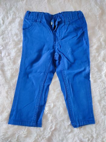 Pantalon bleu roi devil child taille 9-12 mois