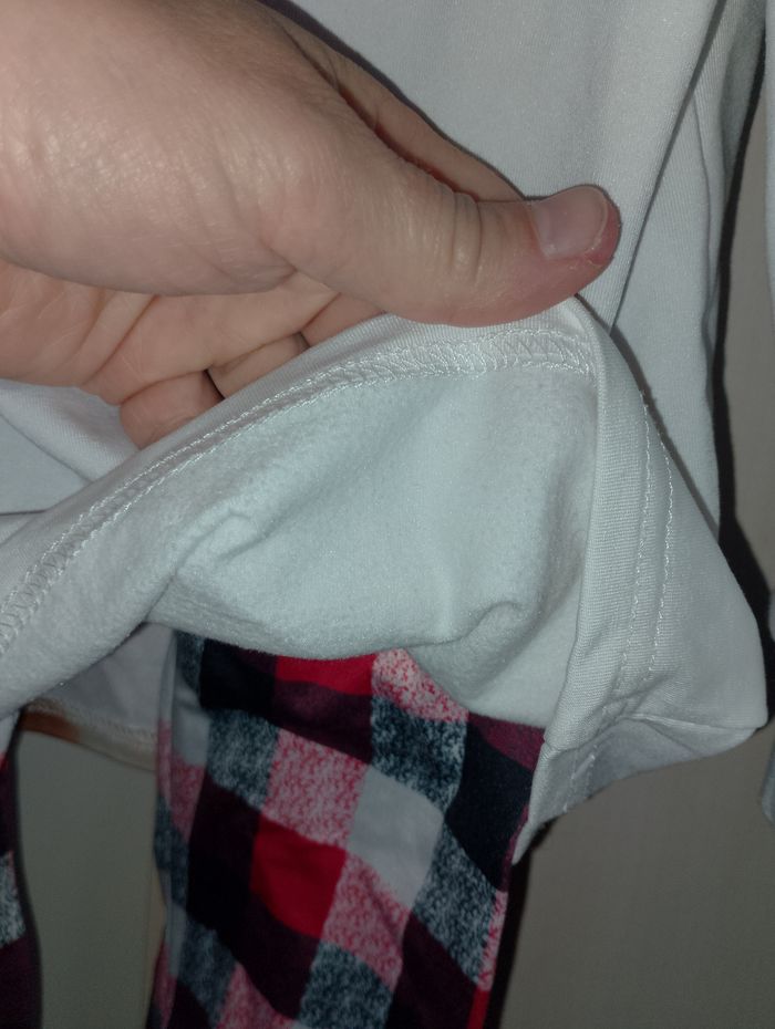 Pyjama 2 pièces pantalon carreaux et t-shirt renne 2 ans - photo numéro 5