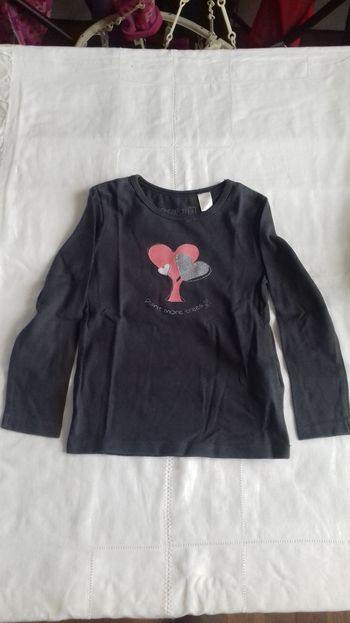 1 tee-shirt manche longue fille 18 mois 