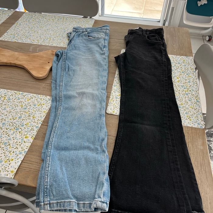 2 jeans 2 teeshirt fille Zara  13/14 ans - photo numéro 4