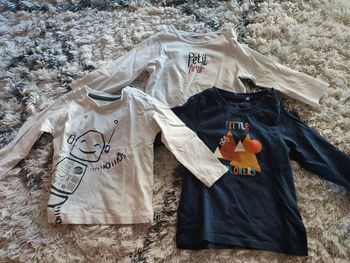 3 Tshirts manches longues _ 12 mois