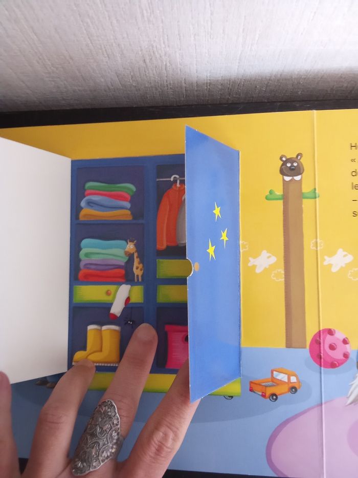 Gros livre au dodo p'tit loup , sensoriel, édition auzou, trappes, matières - photo numéro 9