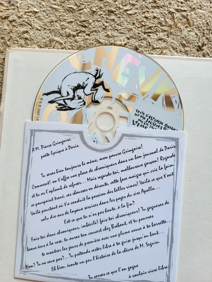Beau livre pour enfant avec CD "La chèvre de Monsieur Seguin" mis en musique - photo numéro 5