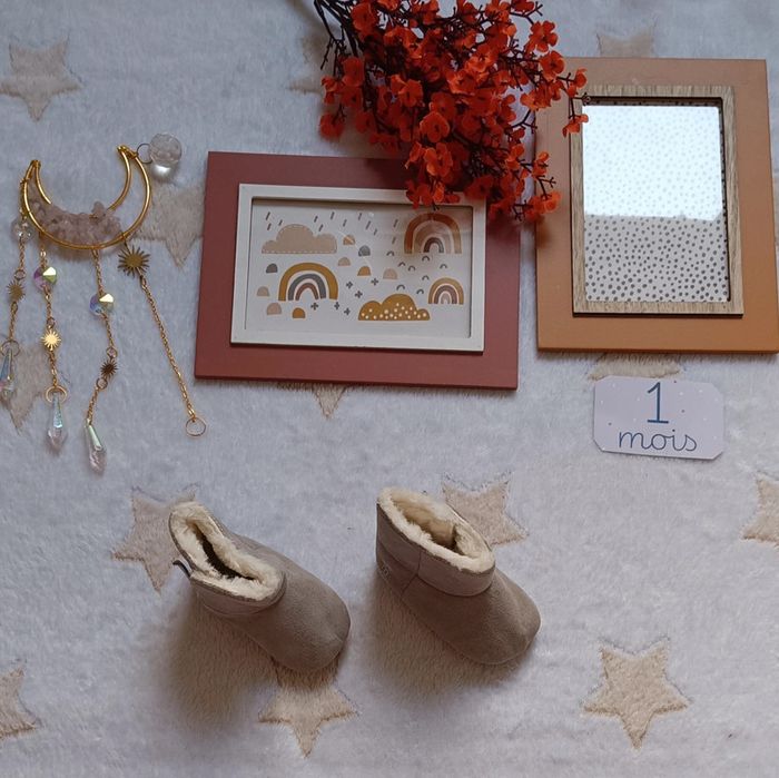 Petite botte bebe fourré 🌸