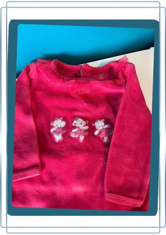 Beau pyjama bébé fille 9 mois Sergent major - photo numéro 2