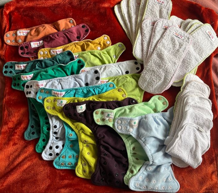 Lot 14 couches lavables newborn - photo numéro 2