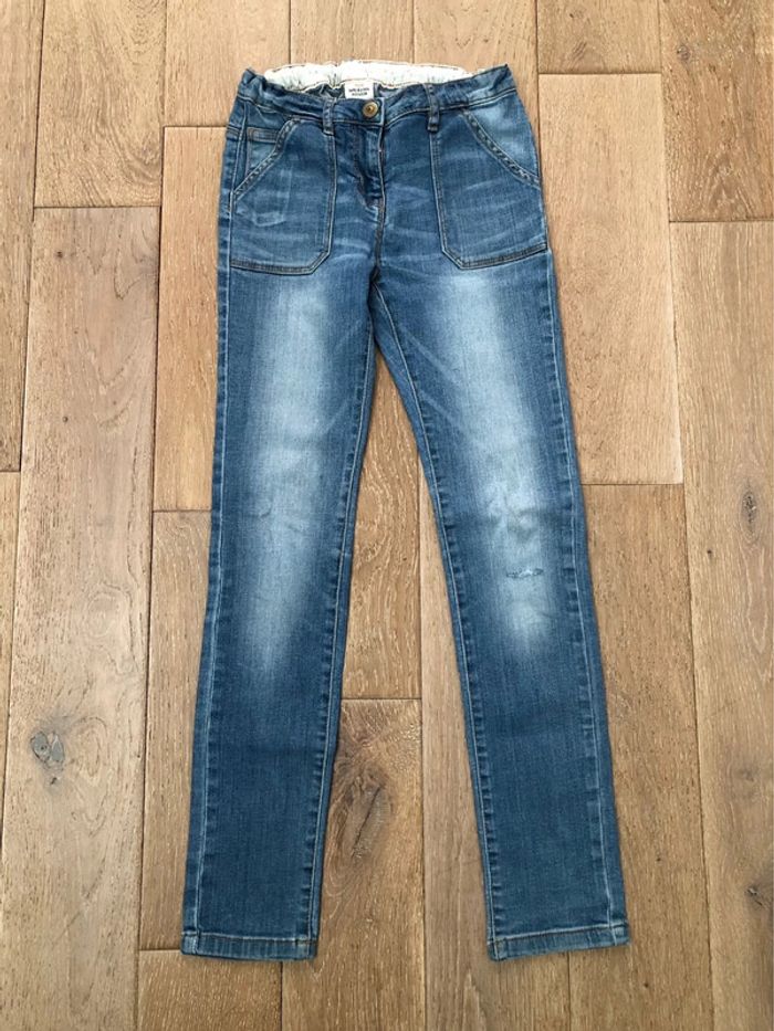 Pantalon jeans fille de 10 ans.