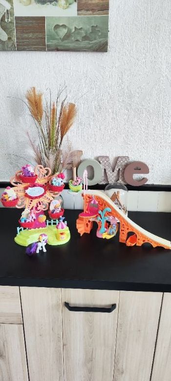 Grand manège fête foraine accessoires et figurines mon petit poney collection vintage