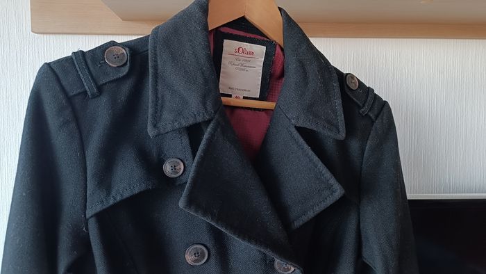 Manteau noir s.oliver femme 40 🌿 - photo numéro 2