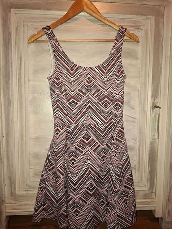 Robe courte rose