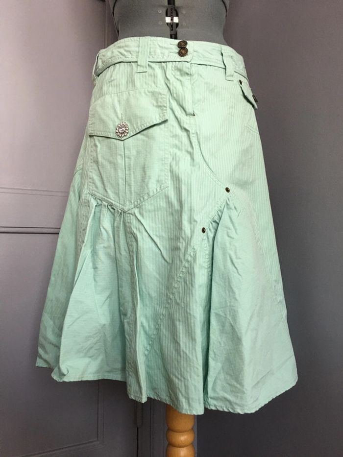 Jupe trapèze coton - photo numéro 6